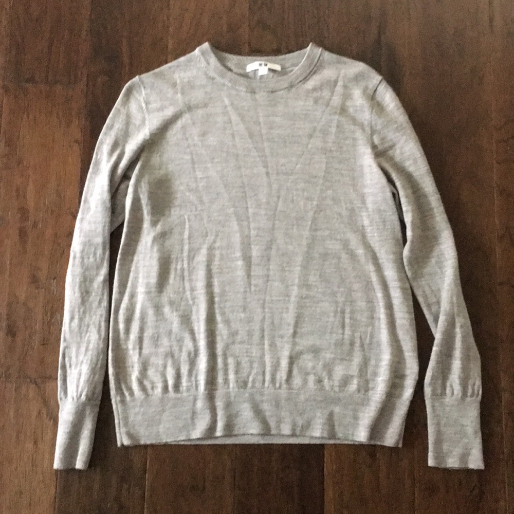 Uniqlo Fine Merino Crewneck Sweater.